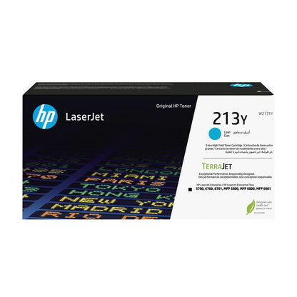 HP W2131Y/213Y Cyan Toner Cartridge (12K pages)