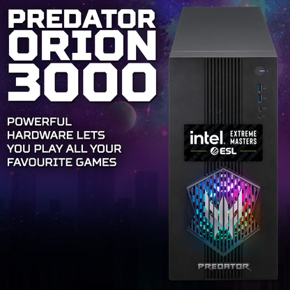 Acer Predator PO3-665 Gaming Core i5-14400F 16GB 512GB SSD NVIDIA GeForce RTX 5060 Desktop PC