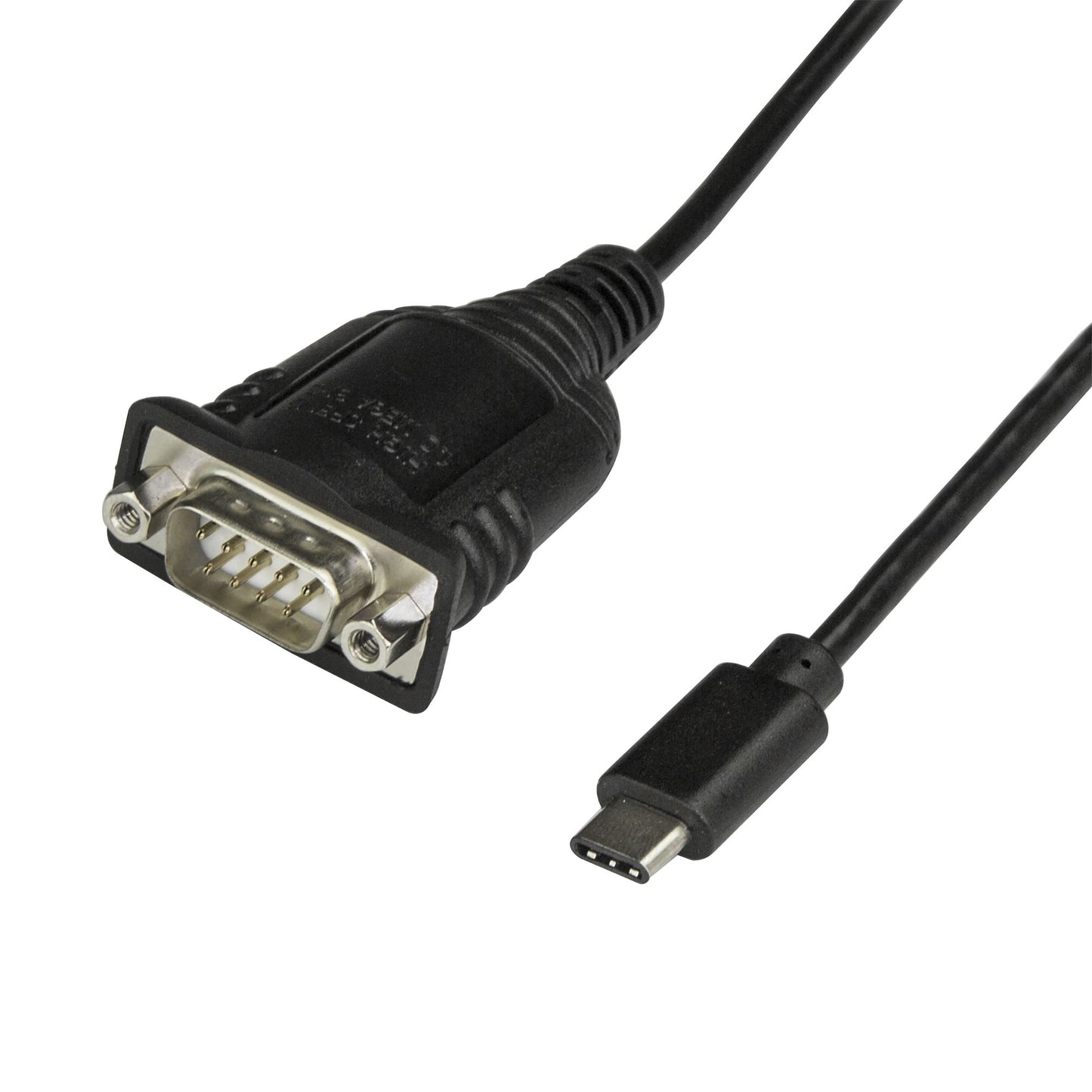 StarTech.com USB C to Serial Adapter Cable with COM Port Retention - 16" (40cm) USB