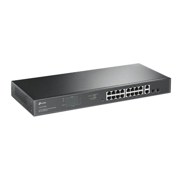 TP-LINK 18-Port Gigabit Easy Smart PoE Switch with 16-Port PoE+