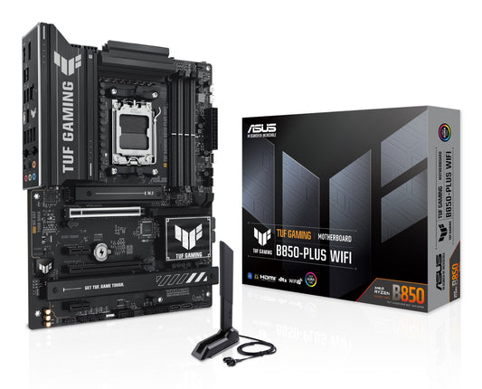 ASUS TUF GAMING B850-PLUS WIFI AMD B850 Socket AM5 ATX Motherboard