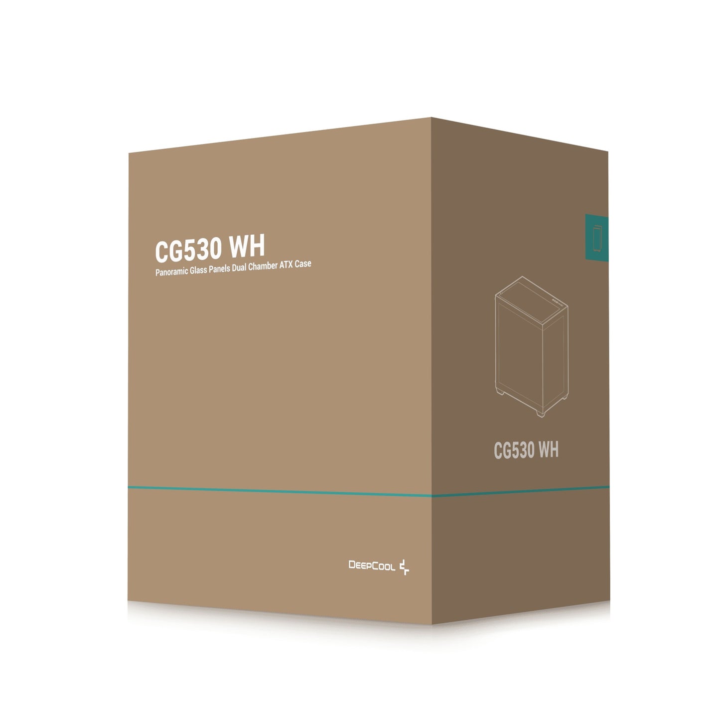 DeepCool CG530 WH Midi Tower White PC Case