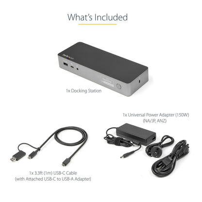 StarTech.com Universal USB-C Docking Station 100W