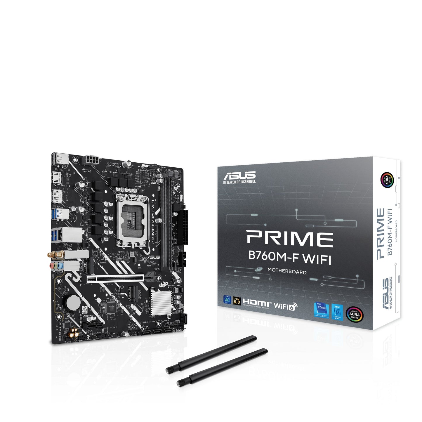 ASUS PRIME B760M-F WIFI Intel B760 LGA 1700 micro ATX Motherboard