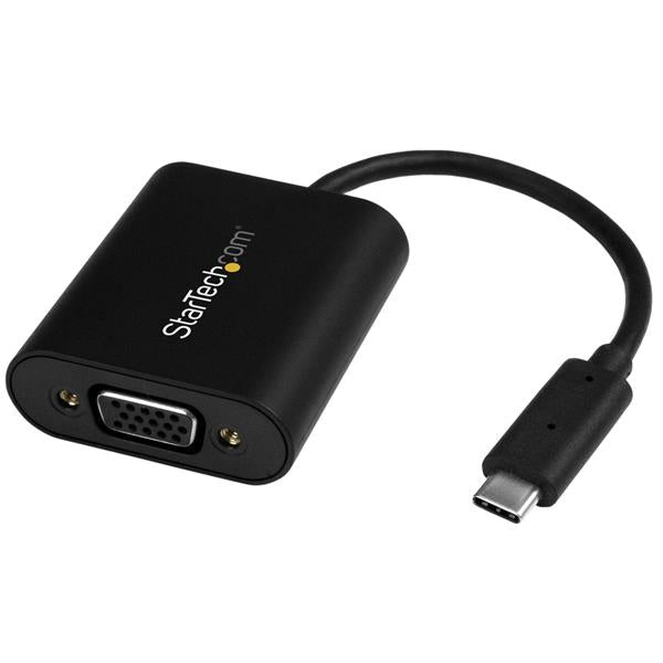 StarTech.com USB-C to VGA Adapter - with Presentation Mode Switch - 1920x1200 Hub