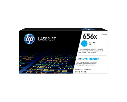 HP CF461X/656X Cyan Toner Cartridge (22K pages, HP LaserJet M 652)