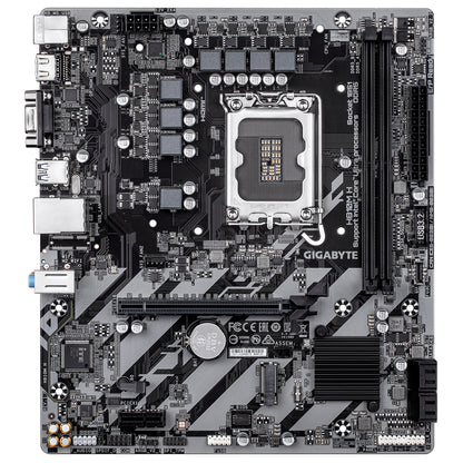 Gigabyte H810M H Motherboard - Intel Core Ultra (Series 2) CPUs, 4+1+2 Phases VRM