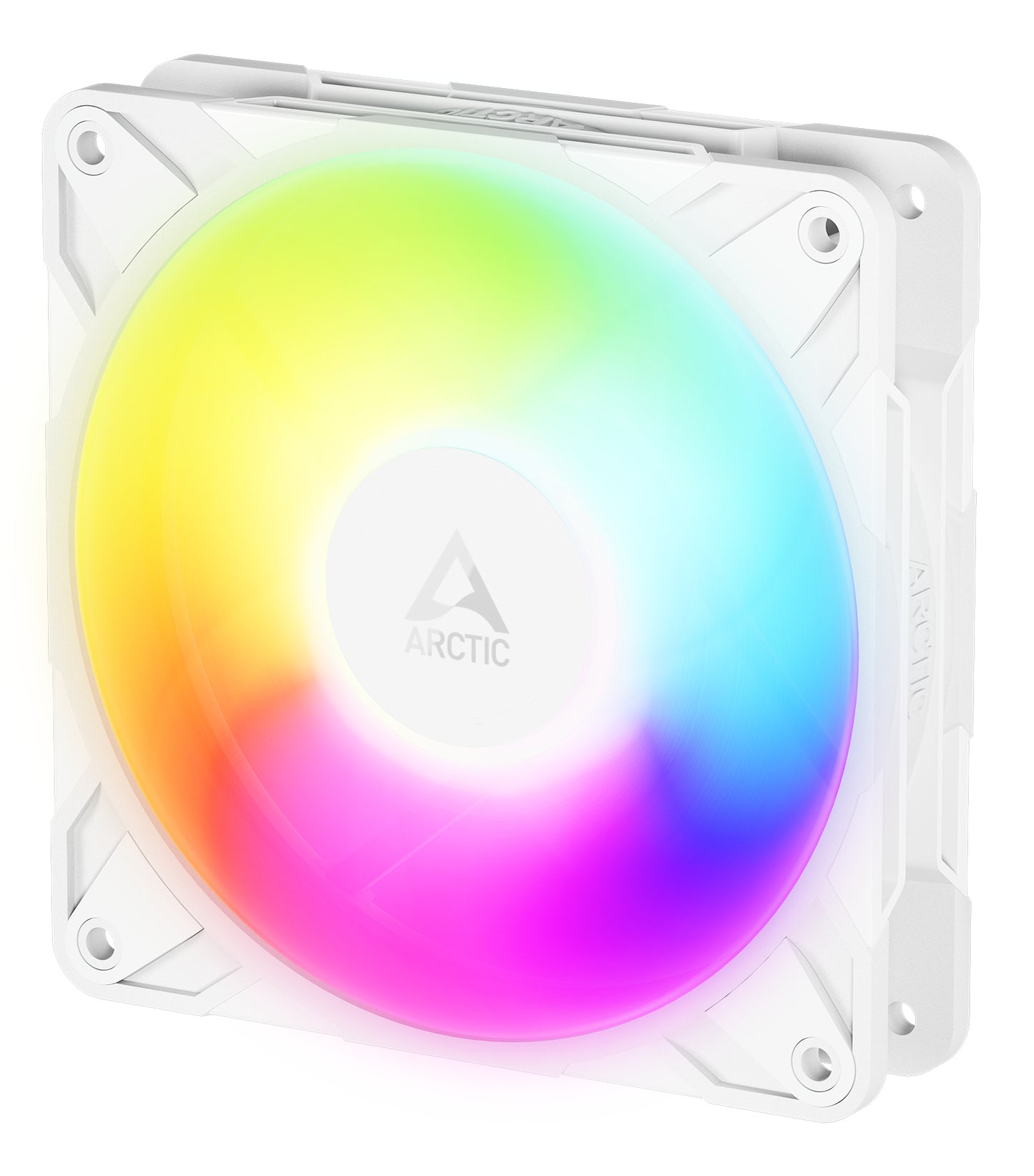 ARCTIC Freezer P12 Pro Reverse A-RGB (White) - 3 Pack - 120 mm A-RGB PWM Fan with Cooling