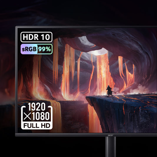 Acer KG0 Nitro KG240Y W3 Widescreen Gaming 24" Full HD IPS 240Hz Monitor