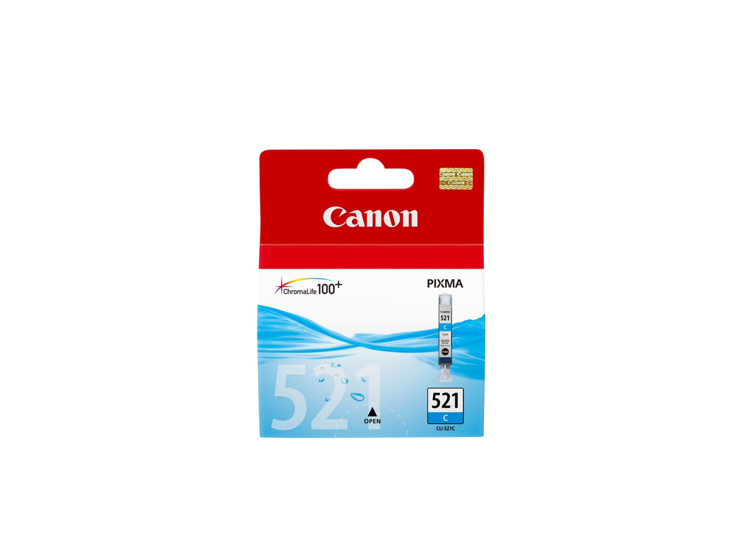 Canon 2934B001/CLI-521C Cyan Ink Cartridge (448 pages)