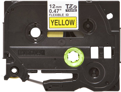 Brother TZE-FX631 DirectLabel black on yellow Laminat 12mm x 8m for Brother P-Touch Labels