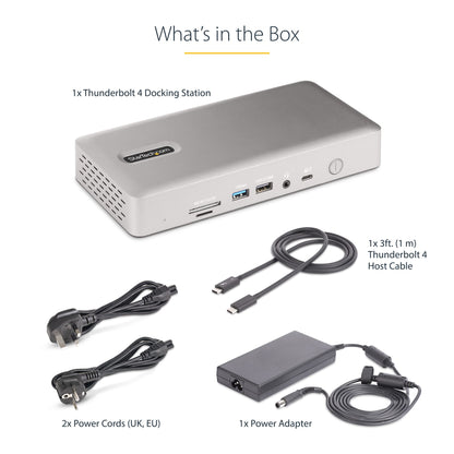 StarTech.com Universal USB4 & Thunderbolt 4 Docking Station 100W