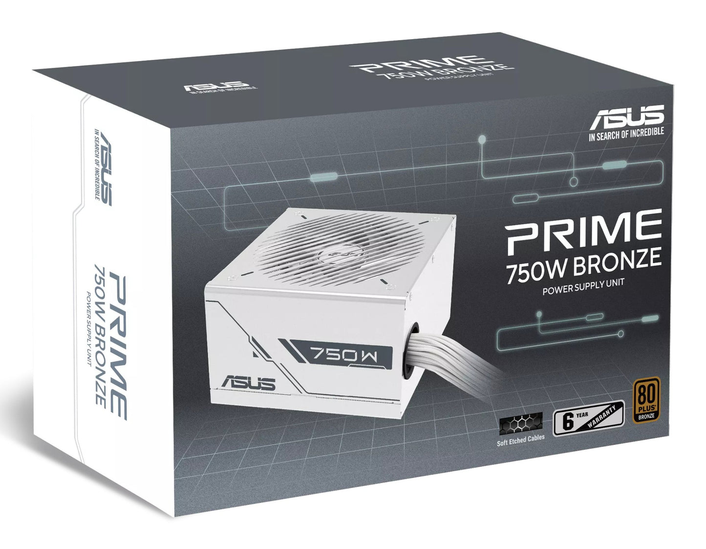 ASUS Prime 750W Bronze White Edition power supply unit 20+4 pin ATX ATX