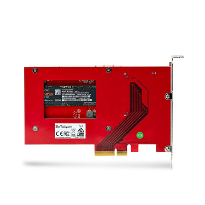 StarTech.com M.2 to U.3 Adapter for M.2 NVMe SSDs, PCIe M.2 Drive to 2.5inch U.3 Hub