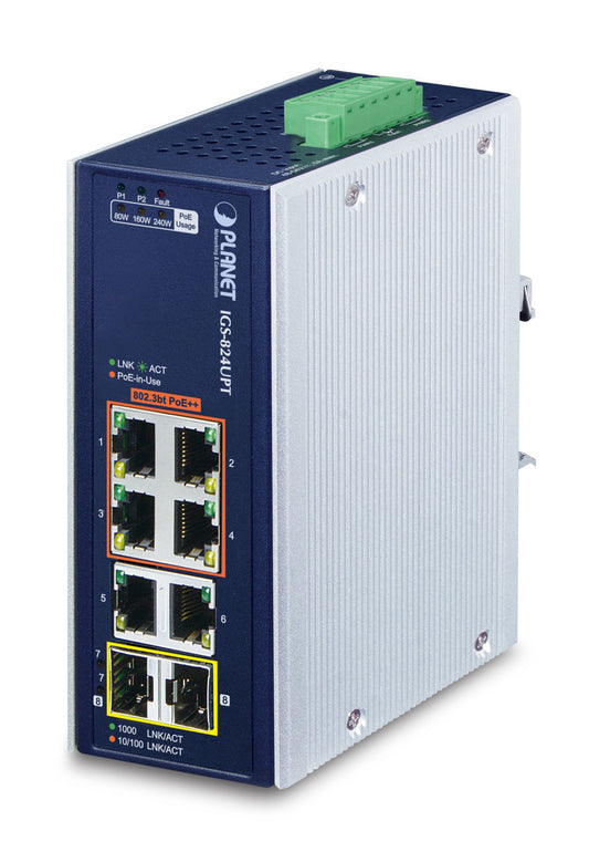 Planet IP30 Industrial 4-Port Switch PoE