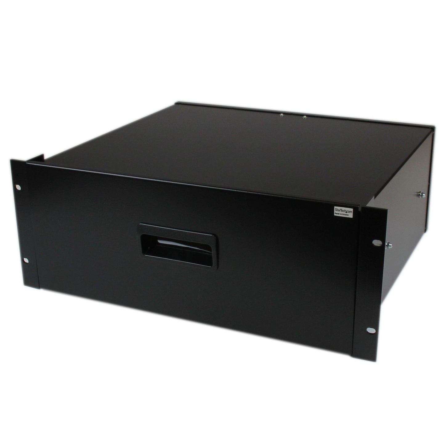 StarTech.com 4U Rack Mount Drawer - 55 lb (25 kg) - 4U Steel Storage Rack Drawer for