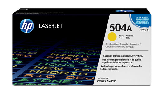 HP CE252A/504A Yellow Toner Cartridge (7K pages, HP CLJ CP 3525)