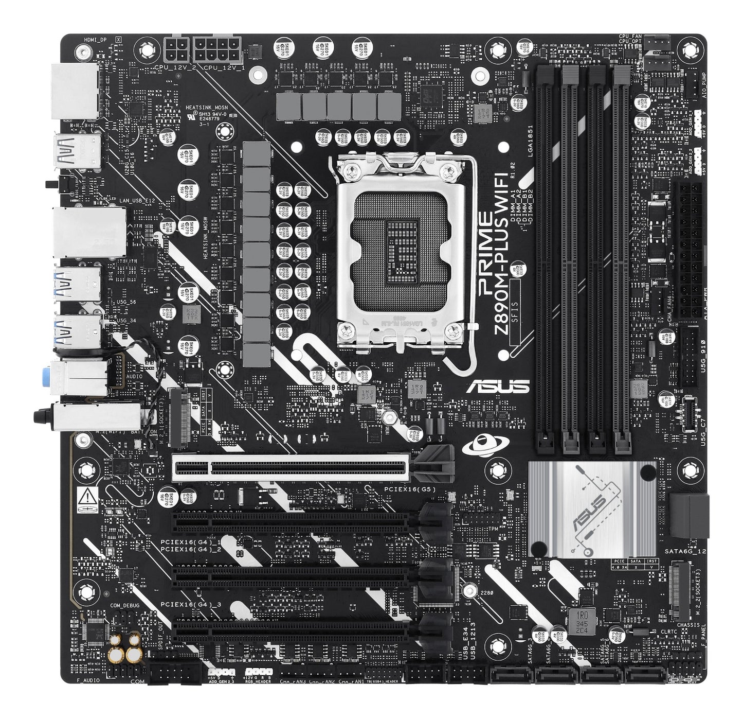 ASUS PRIME Z890M-PLUS WIFI Intel Z890 LGA 1851 (Socket V1) micro ATX Motherboard