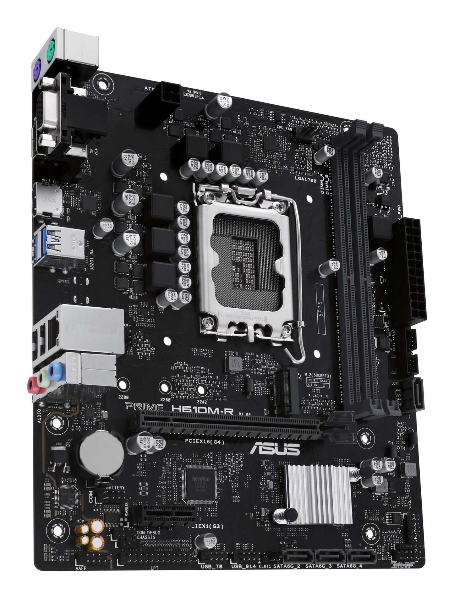ASUS PRIME H610M-R-SI Intel H610 LGA 1700 micro ATX Motherboard