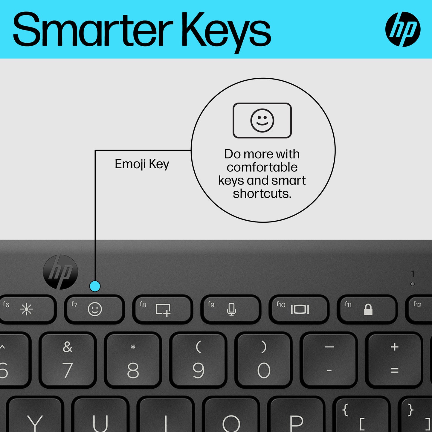 HP 350 Multi-Device Wireless Keyboard