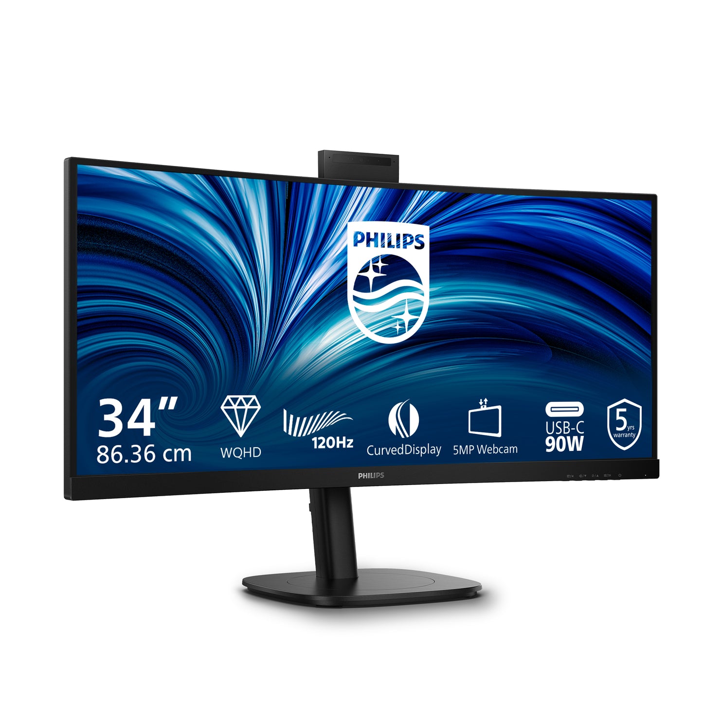 Philips 3000 series 34B2U3600CH/00 34" UWQHD VA 120Hz Curved Monitor