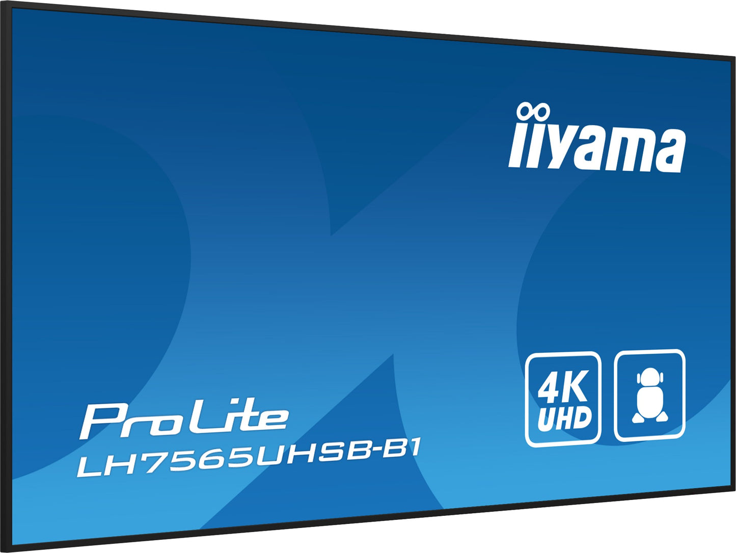 iiyama LH7565UHSB-B1 Signage Display Kiosk design 4K UHD IPS Monitor