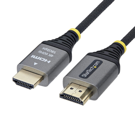 StarTech.com 2m (6ft) Premium Certified High Speed HDMI Cable, Ultra Flexible HDMI