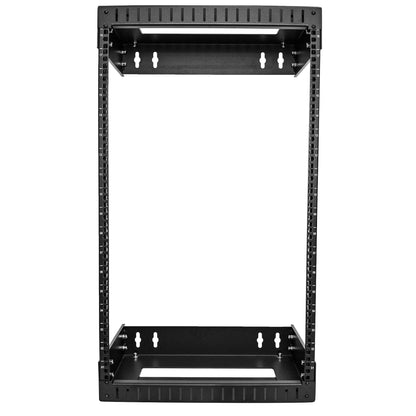 StarTech.com 2-Post 18U Heavy-Duty Wall Mount Network Rack, 19" Open Frame Server