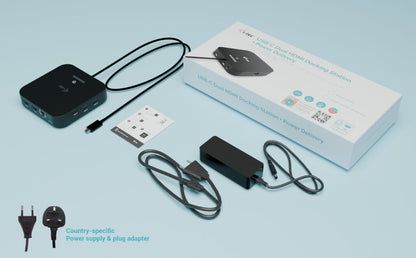 i-tec Power Delivery W USB-C Docking Station 100W (C31DUALHDMIDPD100UK)