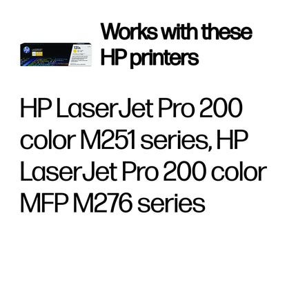 HP CF212A/131A Yellow Toner Cartridge (1.8K pages, HP Pro 200)