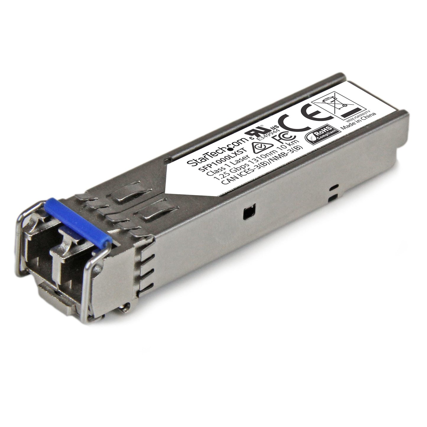 StarTech.com MSA Uncoded SFP Module - 1000BASE-LX - 1GbE Single Mode Fiber (SMF) Optic Transceiver - 1GE Gigabit Ethernet SFP - LC 10km - 1310nm - DDM Networking