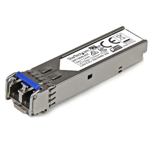 StarTech.com MSA Uncoded SFP Module - 1000BASE-LX - 1GbE Single Mode Fiber (SMF) Optic Transceiver - 1GE Gigabit Ethernet SFP - LC 10km - 1310nm - DDM Networking