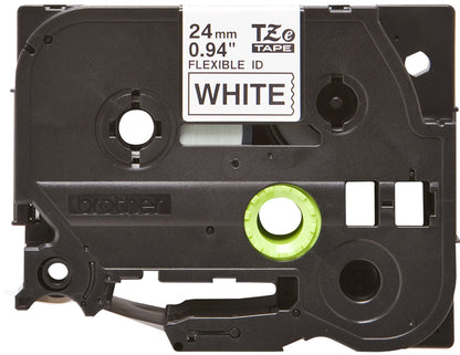 Brother TZE-FX251 DirectLabel black on white Laminat 24mm x 8m for Brother P-Touch Labels