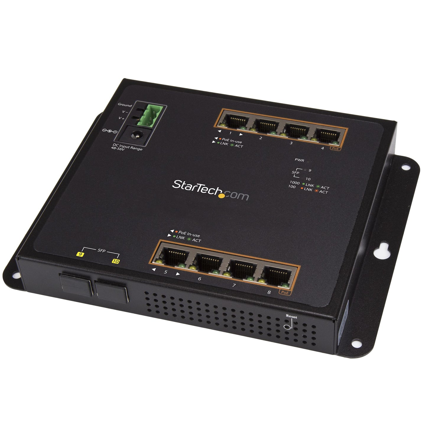 StarTech.com Industrial Switch PoE (1GP2SFW)