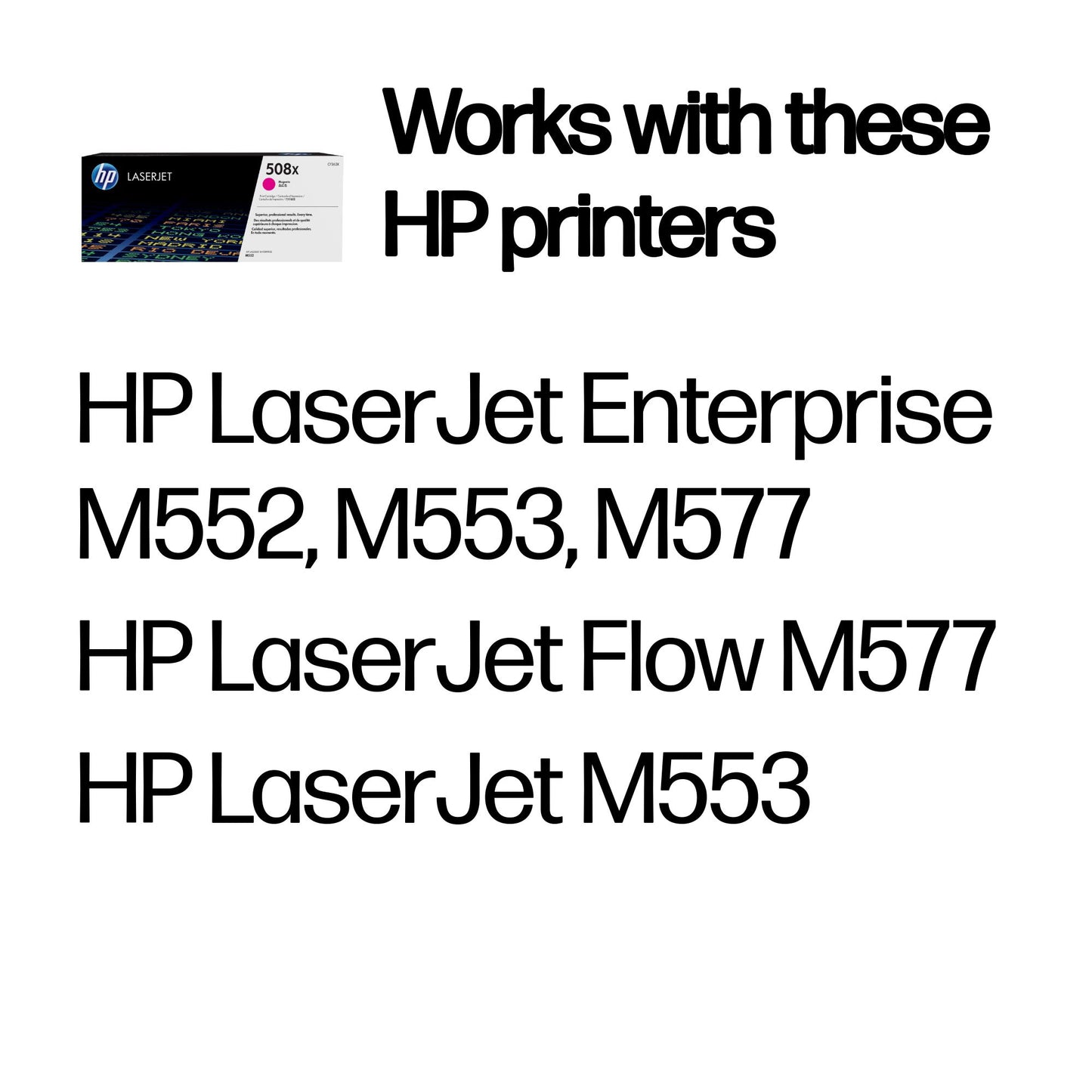 HP CF363X/508X Magenta Toner Cartridge (9.5K pages)