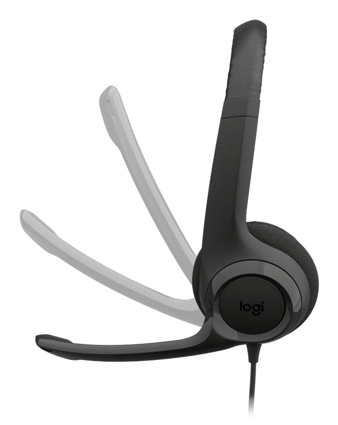 Logitech H390 Headset Wired Head-band Calls/Music USB Type-C Black