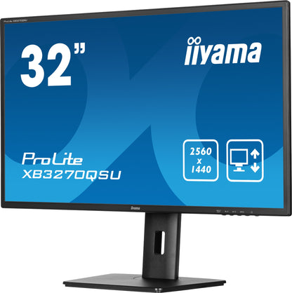 iiyama ProLite XB3270QSU-B1 31.5" QHD IPS 100Hz Monitor