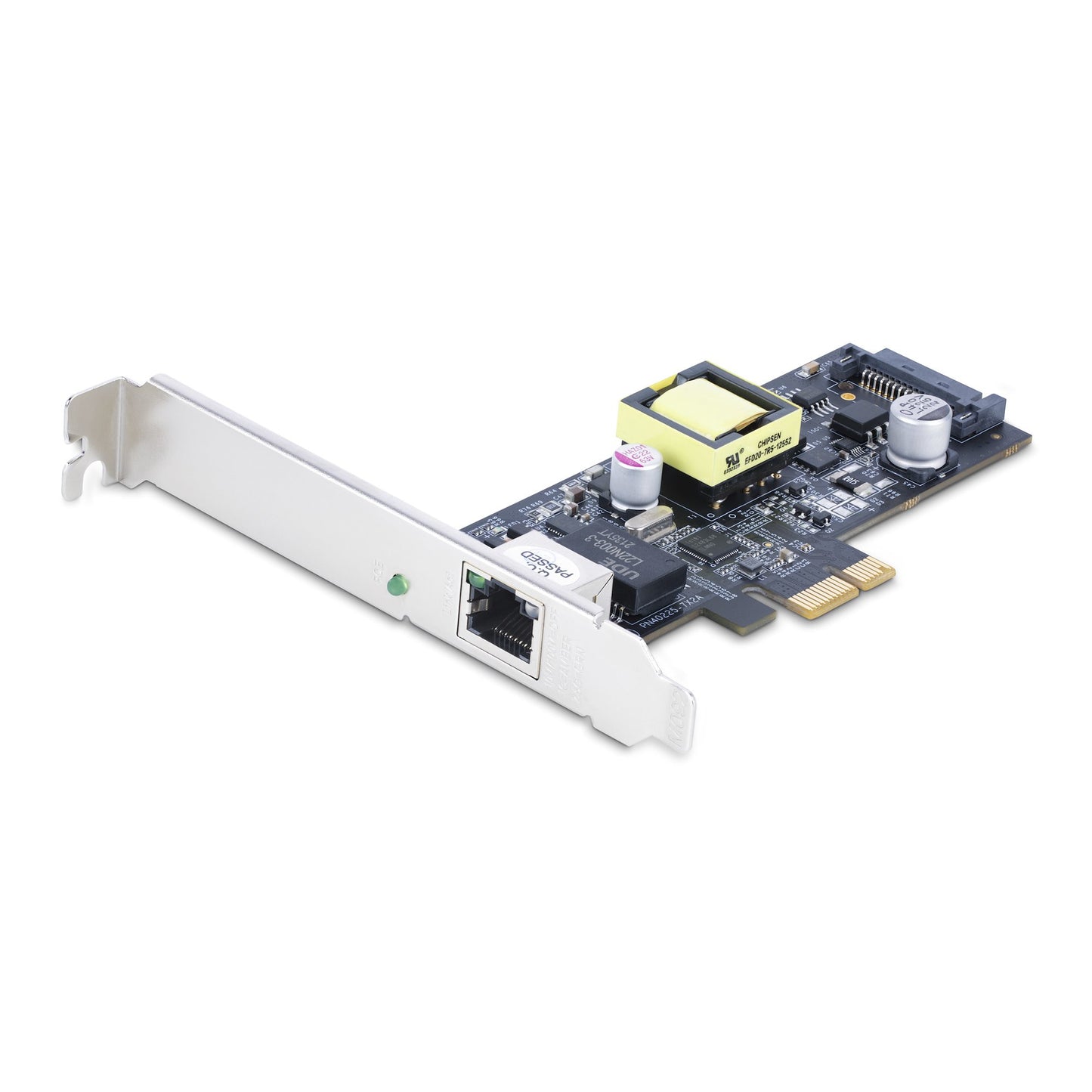StarTech.com 1-Port 2.5Gbps NBASE-T PoE Network Card, Intel I225-V, 802.3af/at PoE+ Network Adapter
