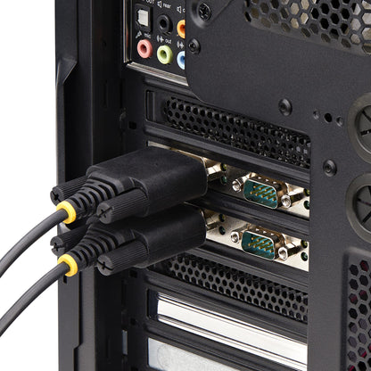 StarTech.com 4-Port Serial PCIe Card, Quad-Port PCI Express to RS232/RS422/RS485 Hub