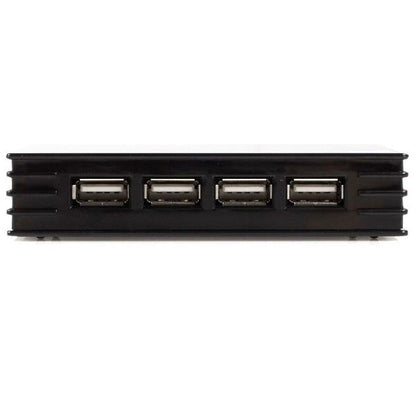 StarTech.com 7 Port Black USB 2.0 Hub - TAA