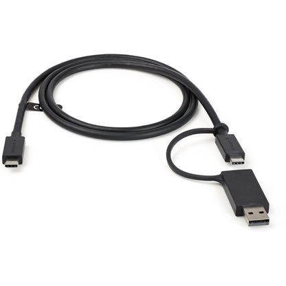 StarTech.com 3.3ft (1m) USB-C Cable with USB-A Adapter Dongle, USB 10Gbps/5Gbps