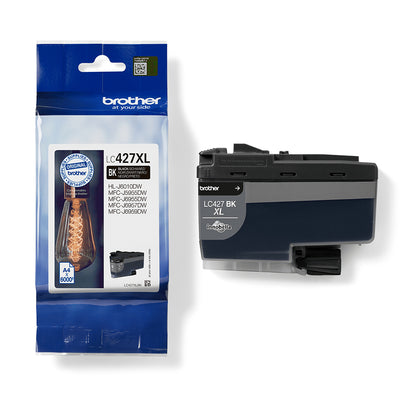 Brother LC-427XLBK Black Ink Cartridge (6K pages, Brother MFC-J 5955)