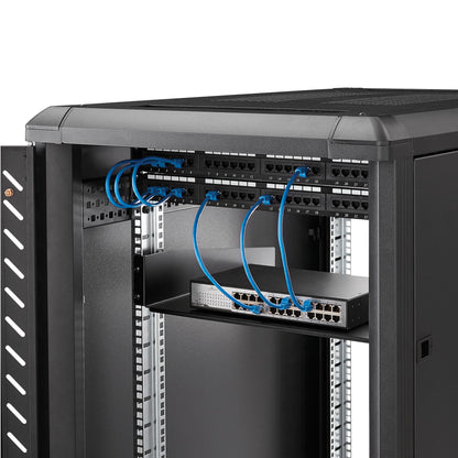 StarTech.com 2U Server Rack Shelf - Universal Rack Mount Cantilever Shelf for 19" (ABSHELF)