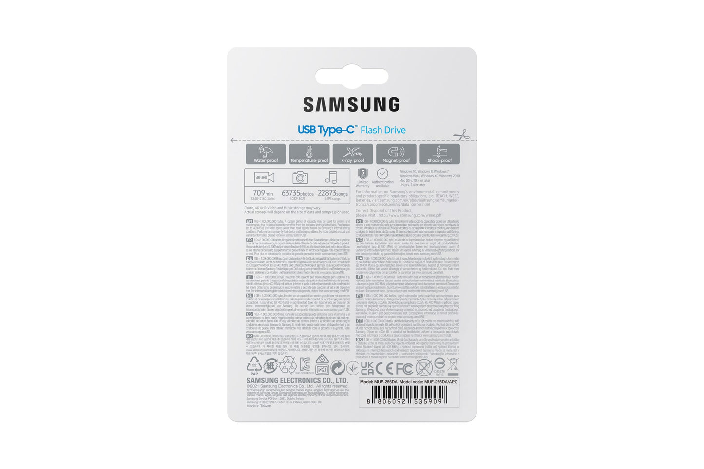 Samsung Blue 256GB HDD