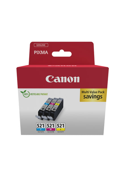 Canon 2934B015/CLI-521 Ink Cartridge (446 pages)