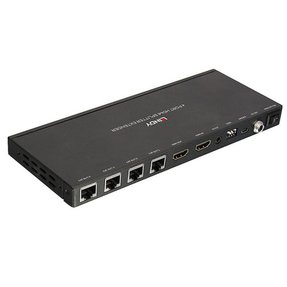 Lindy 70m Cat.6 4 Port HDMI 4K30 and IR Splitter Extender with Loop Out KVM Switch