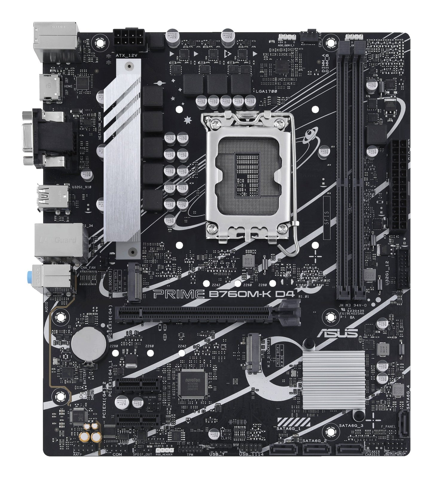 ASUS PRIME B760M-K D4 Intel B760 LGA 1700 micro ATX Motherboard