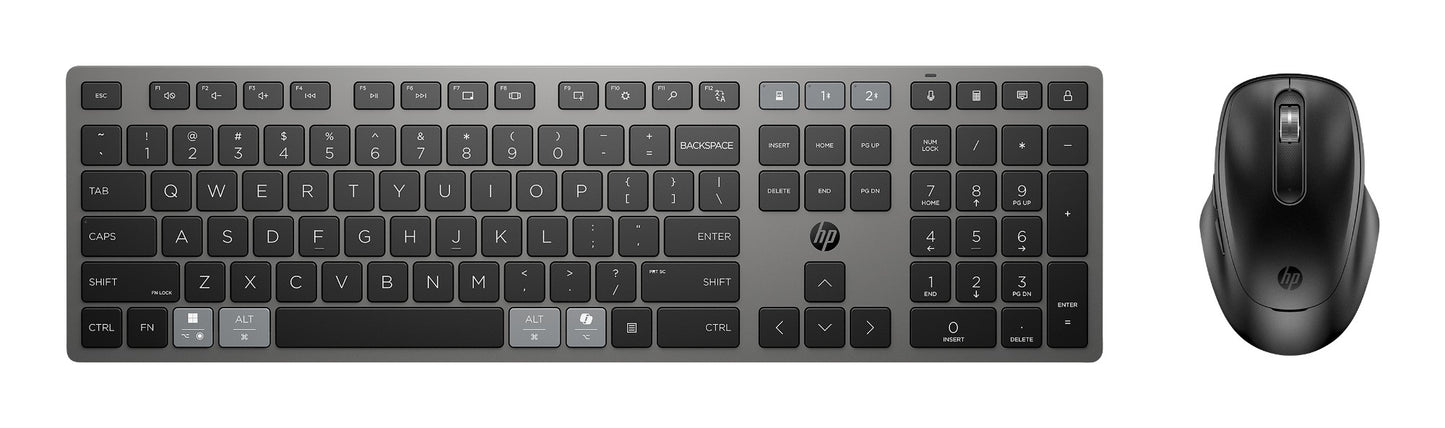 HP 720 Multi-Device Wireless Keyboard & Mouse Combo