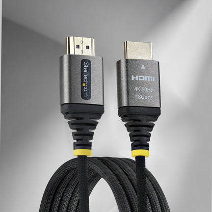 StarTech.com 1m (3ft) Premium Certified High Speed HDMI Cable, Ultra Flexible HDMI