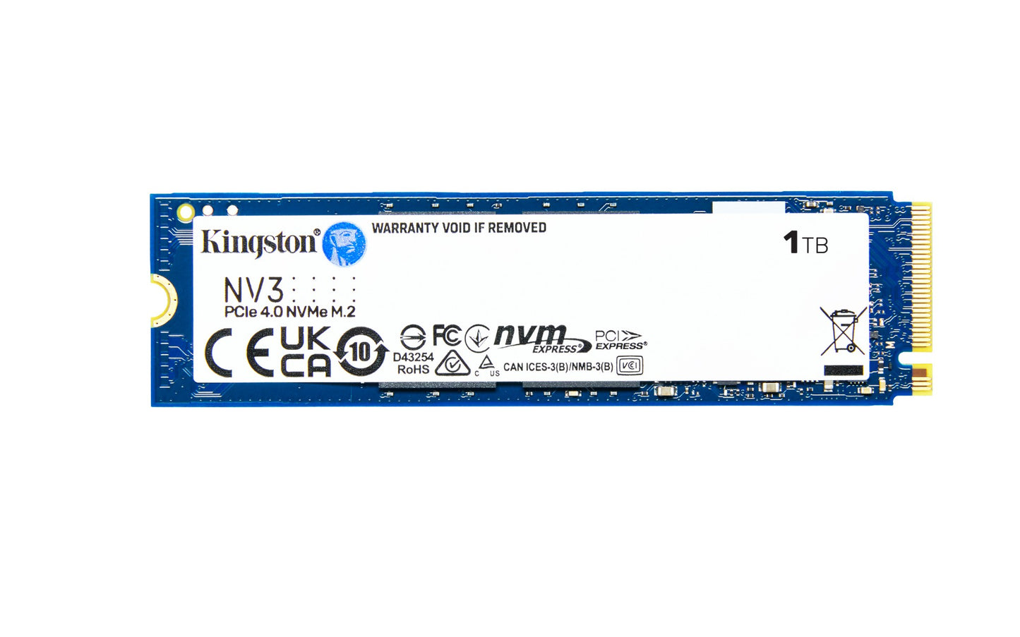 Kingston Technology SNV3S/1000G 1TB M.2 NVMe PCIe Gen4 SSD